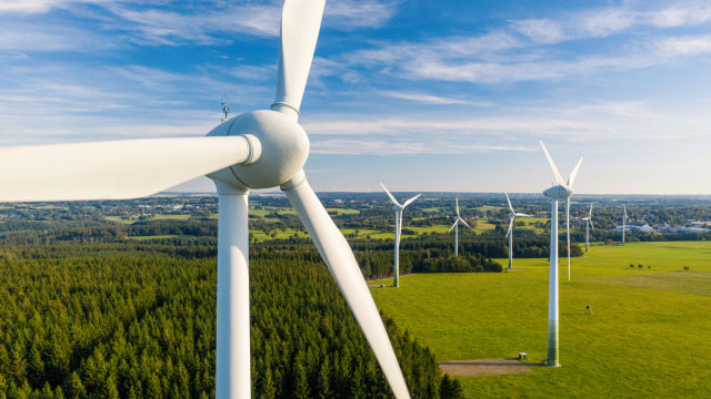 windfarm turbines outdoor photo