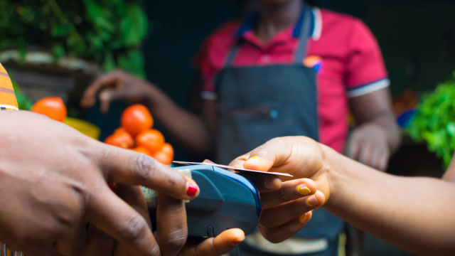 card payment in the market